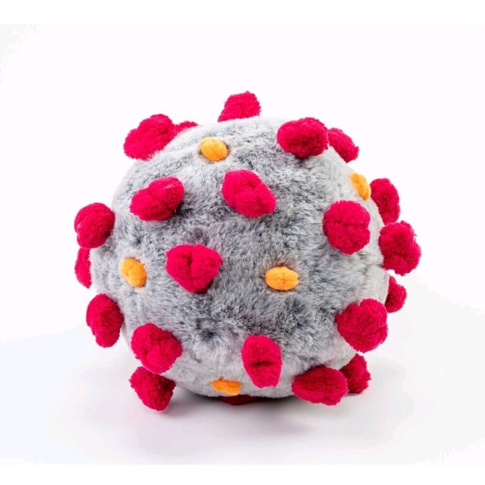 10” COVID 19 Plush Virus Novelty Toy – Cuddly Soft & Unique - Nurse Doctor Gift